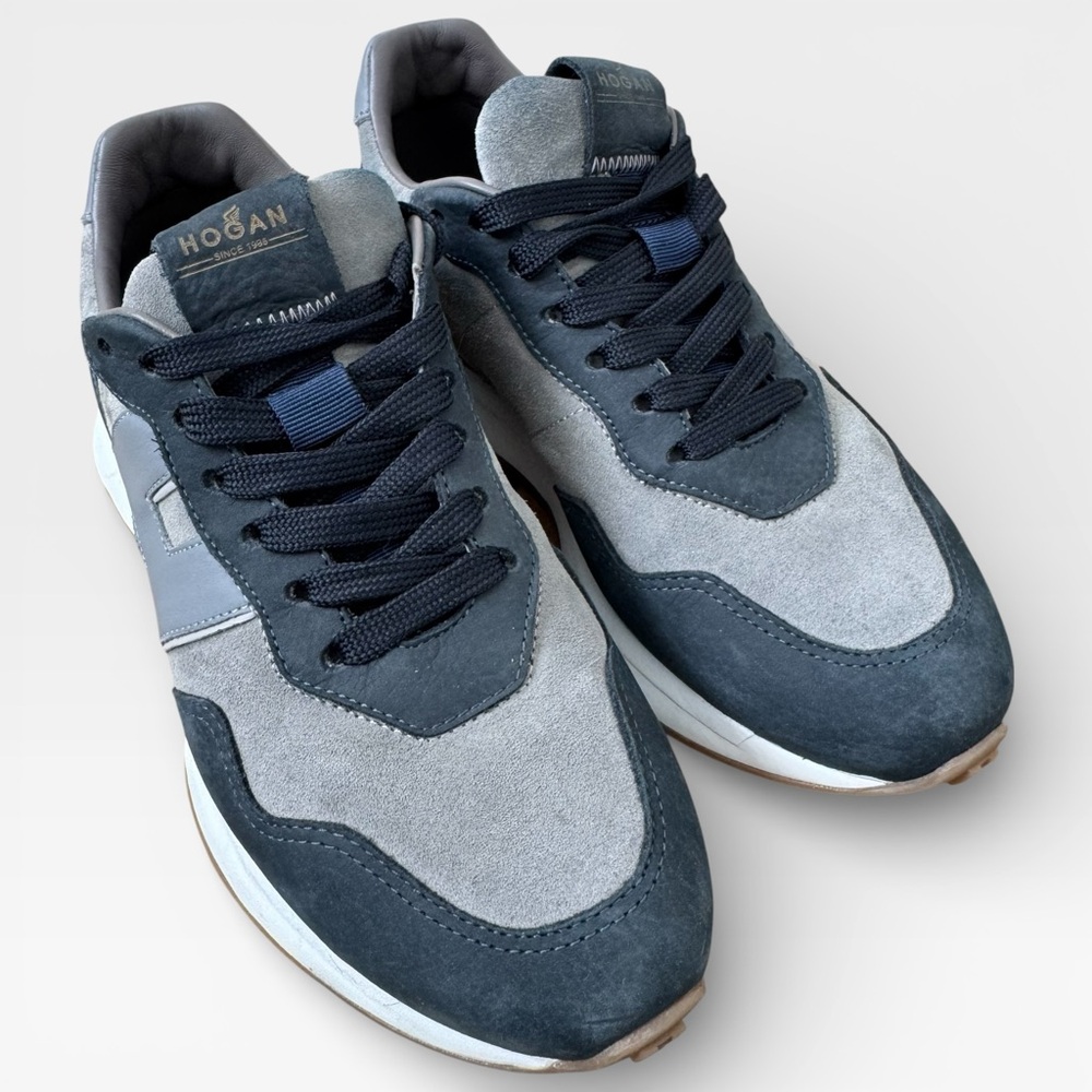 Hogan H601 Men’s Sneakers - Blue Grey - US 7 Men